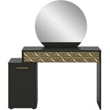 MID.YOU Kozmetična Miza Prisma, Črna, Zlata | Shoptok.si