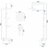 REA Bath REA Tuš set kromirani LUIS Chrome | shoptok.hr