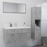  Set kupaonskog namještaja od iverice siva boja betona | shoptok.hr
