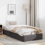  Otomanski okvir kreveta bez madraca sivi 90x200 cm umjetne kože | Eponuda.com