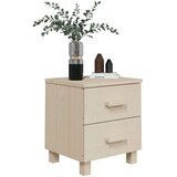 vidaXL Nočna omarica 2 kosa medeno rjava 40x35x44,5 cm trdna borovina | Shoptok.si