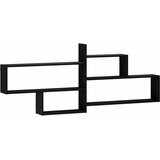 Polica na zidu Crni hrast 168.5 x 17 x 68 cm Konstruirano drvo | shoptok.hr