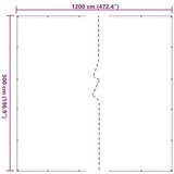 CERADA Pokrivalo za rastline Transparentno 5 x 12 m PE, (5000287621) | Shoptok.si
