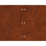  Rubovi travnjaka 20 kom 25x103 cm Fleksibilni vremenski čelik | shoptok.hr