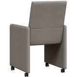  Blagovačke stolice s kotačima 2 pcs Sivo-smeđa 57 x 66 x 94 cm | shoptok.hr