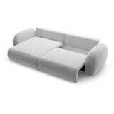 Cosmopolitan Design Svijetlo siva baršunasti sklopiva/s prostorom za odlaganje kutna garnitura Tonale – | shoptok.hr