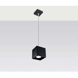  Sollux SL.0060 - Zavesni luster na sajli QUAD 1 1xGU10/40W/230V crna | Eponuda.com