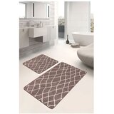 Mila Home Rjave žametne kopalniške preproge v kompletu 2 ks 60x100 cm – | Shoptok.si