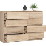 AKORD Komoda, 8 Predalov, Hrast Sonoma, (5000332075) | Shoptok.si