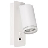  Zidno spot svetlo sa USB punjačem 1xGU10/35W/230V, belo | Eponuda.com