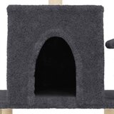  Penjalica za mačke sa stupovima za grebanje tamnosiva 122 cm | Shoptok.si