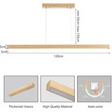  Brilagi - LED luster na sajli OAK LED/30W/230V 3000/4500/6000K hrast | Eponuda.com