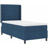  s opruga kutije s jastukom Plava 190 x 90 cm tkanina | shoptok.hr