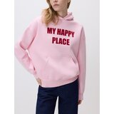 Reserved Gornji dio trenirke s natpisom - pastelnoružičasto | shoptok.hr