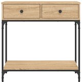  Konzolni stol boja hrasta 75 x 34,5 x 75 cm konstruirano drvo | Eponuda.ba
