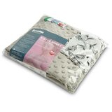 Sensillo lagana Minky deka 75x100cm crno-bijelo cvijeće | shoptok.hr