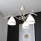 LAMKUR Luster na lancu RETRO II 3xE27/60W/230V bela patina | Eponuda.com