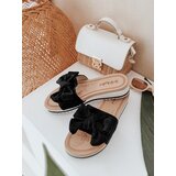 DStreet Klapki damskie LOVESLIDE czarne | shoptok.hr