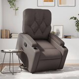 Maison Chic Naslanjač - Relax naslanjač s funkcijo vstajanja rjavo umetno usnje, (22061134) | Shoptok.si