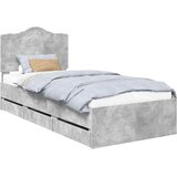  Krevetna konstrukcija s ladicama Betonsko Siva 90 x 200 cm | Eponuda.com
