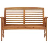 vidaXL Vrtna klupa 119 cm od masivnog bagremovog drva | shoptok.hr