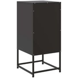 vidaXL Noćni ormarići 2 kom crni 36x39x78 cm čelični | shoptok.hr