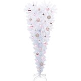  Umjetno božićno drvce s stalakom Bijelo 120 cm PVC i čelik | shoptok.hr