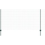 vidaXL Euro ograja z 11 U stebrički zelena 1,2x25 m jeklo, (22085119) | Shoptok.si