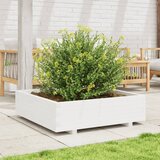  Vrtna sadilica bijela 90x90x26,5 cm od masivne borovine | Eponuda.com