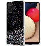 Cadorabo Ohišje, združljivo z Samsung Galaxy A02s in črna z bleščicami - Zaščitni ovitek iz prožnega silikona TPU s svetlečimi bleščicami, (20860502) | Shoptok.si