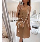 UR/CEO Beige spaghetti strap dress Aubin | shoptok.hr