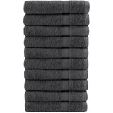 Furnova Premium brisače za savno SOLUND 10 kos antracit 80x200cm 600gsm, (21916519) | Shoptok.si