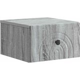  Noćni ormarić za montažu na zid Siva sonoma 33 x 34,5 x 20 cm | shoptok.hr