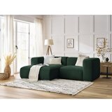 Bobochic Paris Temno zelena kotna sedežna garnitura iz tkanine bouclé (levi kot) Zephyr – | Shoptok.si