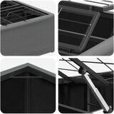  Električni podesivi okvir kreveta Tamnosiva 200 x 70 x 33,5 cm | shoptok.hr