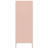 vidaXL Visoka ploča ružičasta 35x39x103,5 cm čelik | shoptok.hr