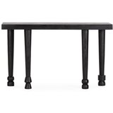 MOME Črna stranska mizica iz masivnega manga 40x130 cm Inaya – Cene