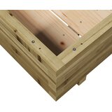  Vrtno cvetlično korito 90x90x26,5 cm impregnirana borovina | Shoptok.si