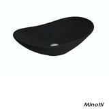 Minotti nadgradni lavabo crni 62,5x37cm | Eponuda.com