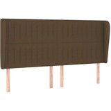  Box spring postelja z vzmetnico temno rjava 160x200 cm blago, (20894713) | Shoptok.si
