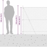  Zavareno žičano ogradno mreža s betonskom podlogom 10 x 1,4 m | Eponuda.ba