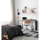 Candellux bipi zidna lampa crna zlatna 1X40W E14 sa prekidačem