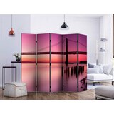 Artgeist PARAVAN 225/172/3 cm črna, vijolična | Shoptok.si