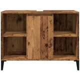 vidaXL Omarica za umivalnik starinski les 80x33x60 cm inženirski les | Shoptok.si