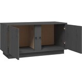 TV ormarić sivi 80 x 35 x 40,5 cm od masivne borovine | Eponuda.com