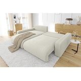 Ropez Krem sklopiva kutna garnitura od samta (promjenjiva) Sara – | shoptok.hr