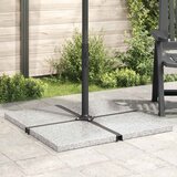 vidaXL Postolje za suncobran granitno 25 kg četvrtasto sivo | shoptok.hr