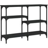  The Living Store Konzolna mizica črna 102x29x75 cm inženirski les - Konzolna Mizica, (21500641) | Shoptok.si
