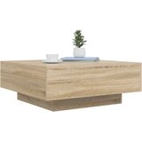  Stolić za kavu boja hrasta sonome 80x80x31cm konstruirano drvo | Eponuda.ba