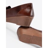 Shelvt Brown slip-on shoes with a bow | shoptok.hr